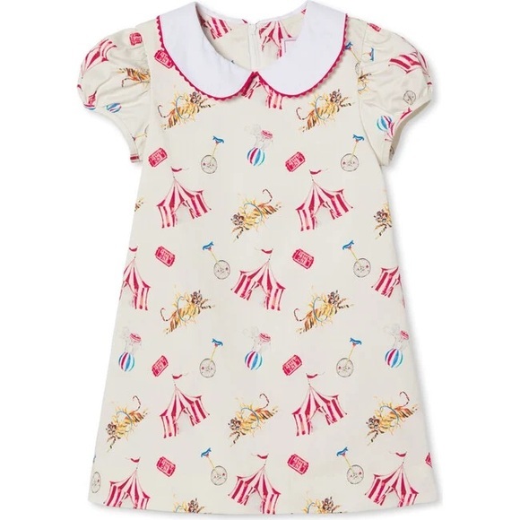 Classic Prep Other - New CLASSIC PREP  Paige Dress, Circus Print
Peter pan collar, puff sleeve